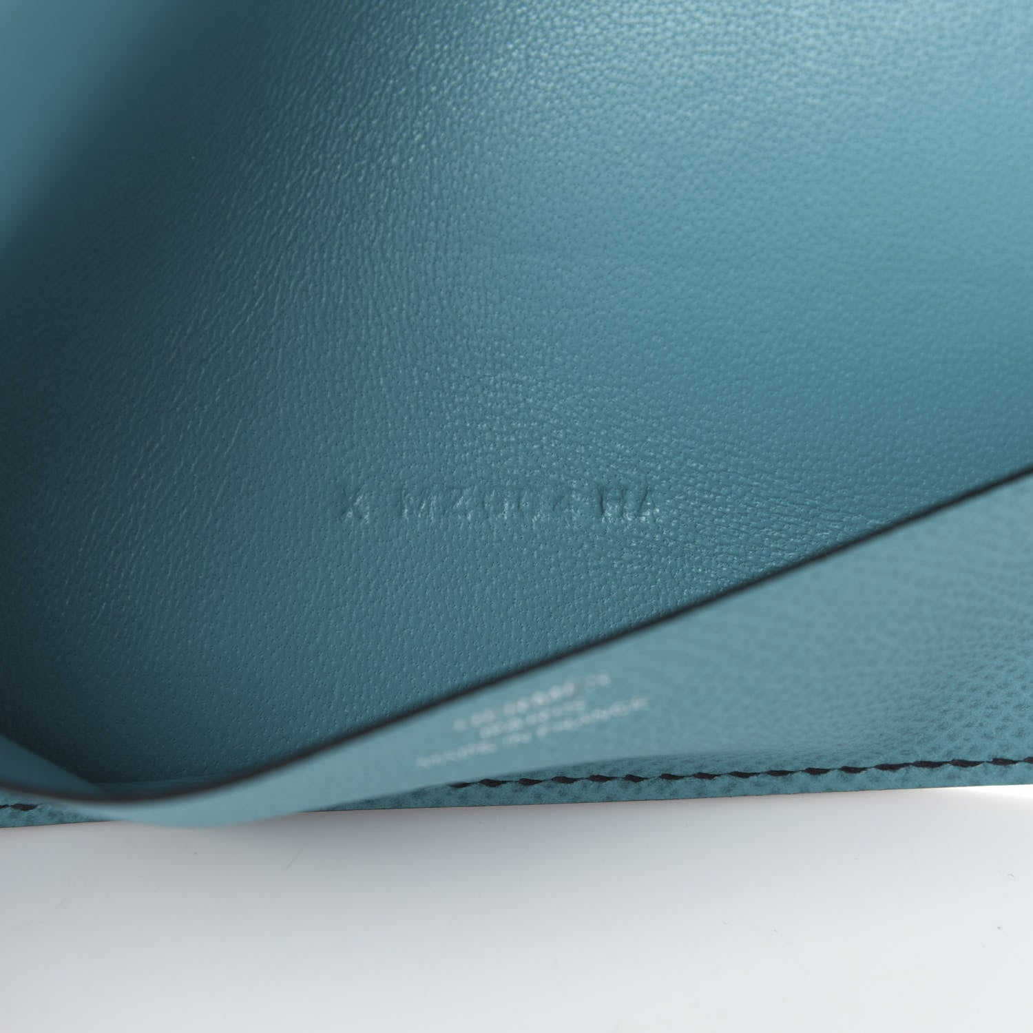 Hermes Epsom MC2 Magellan Passport Holder Bleu Indigo Bleu Saint Cyr 7 of 7