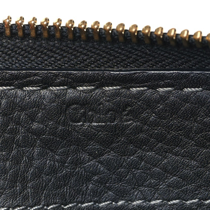 Chloe Grained Calfskin Marcie Long Zip Around Wallet Black 6 of 9