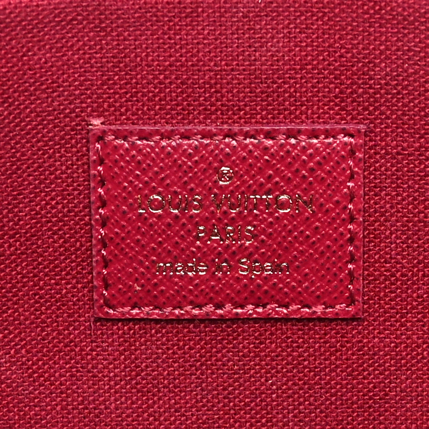 Louis Vuitton Monogram Pochette Felicie Chain Wallet Fuchsia 6 of 12