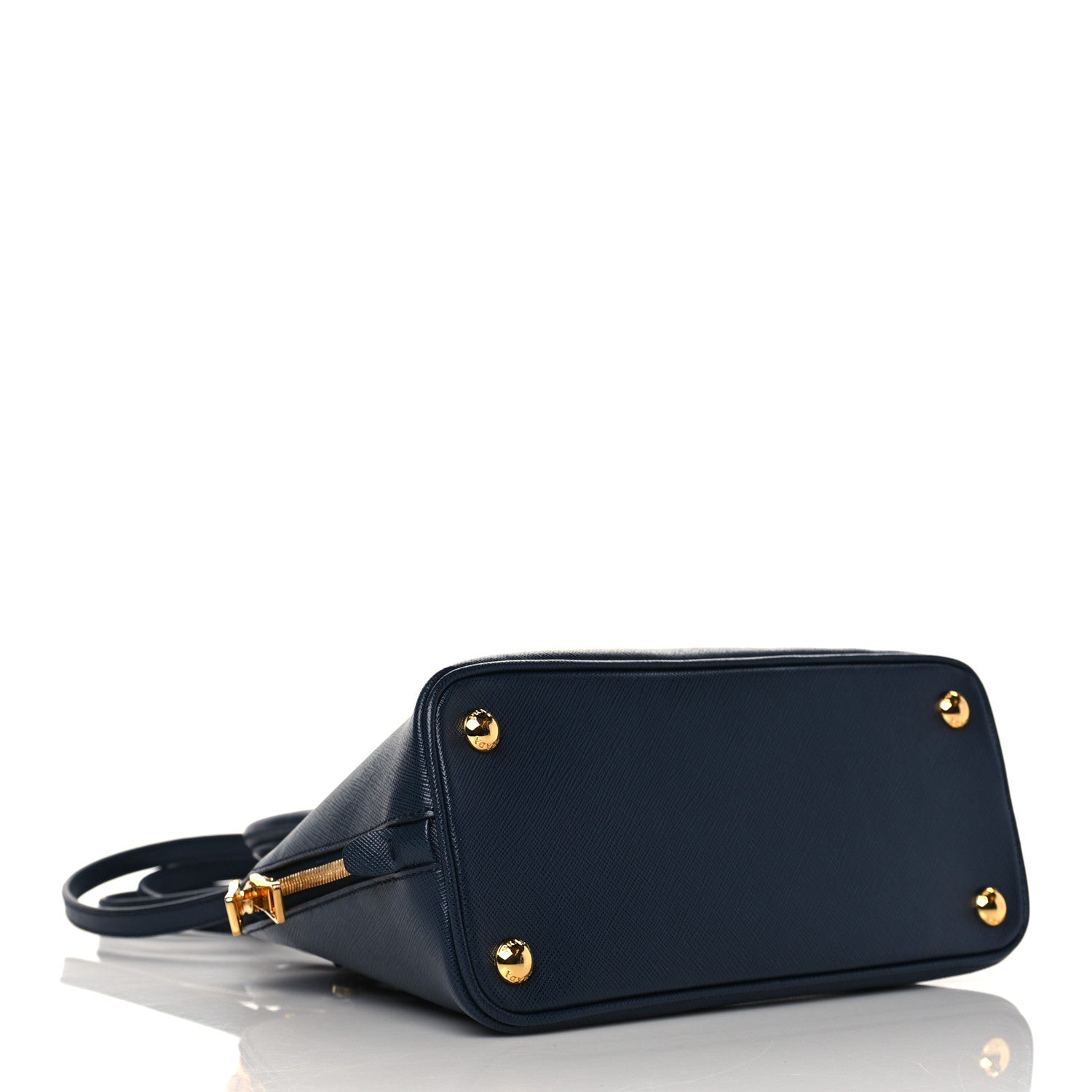 Prada Saffiano Lux Small Promenade Tote Baltico 3 of 9