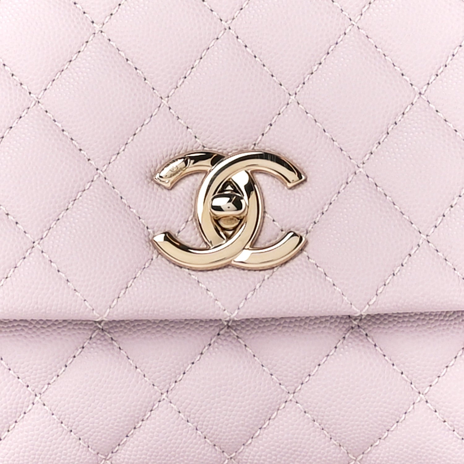 Chanel Caviar Quilted Small Coco Handle Flap Light Pink 9 of 11