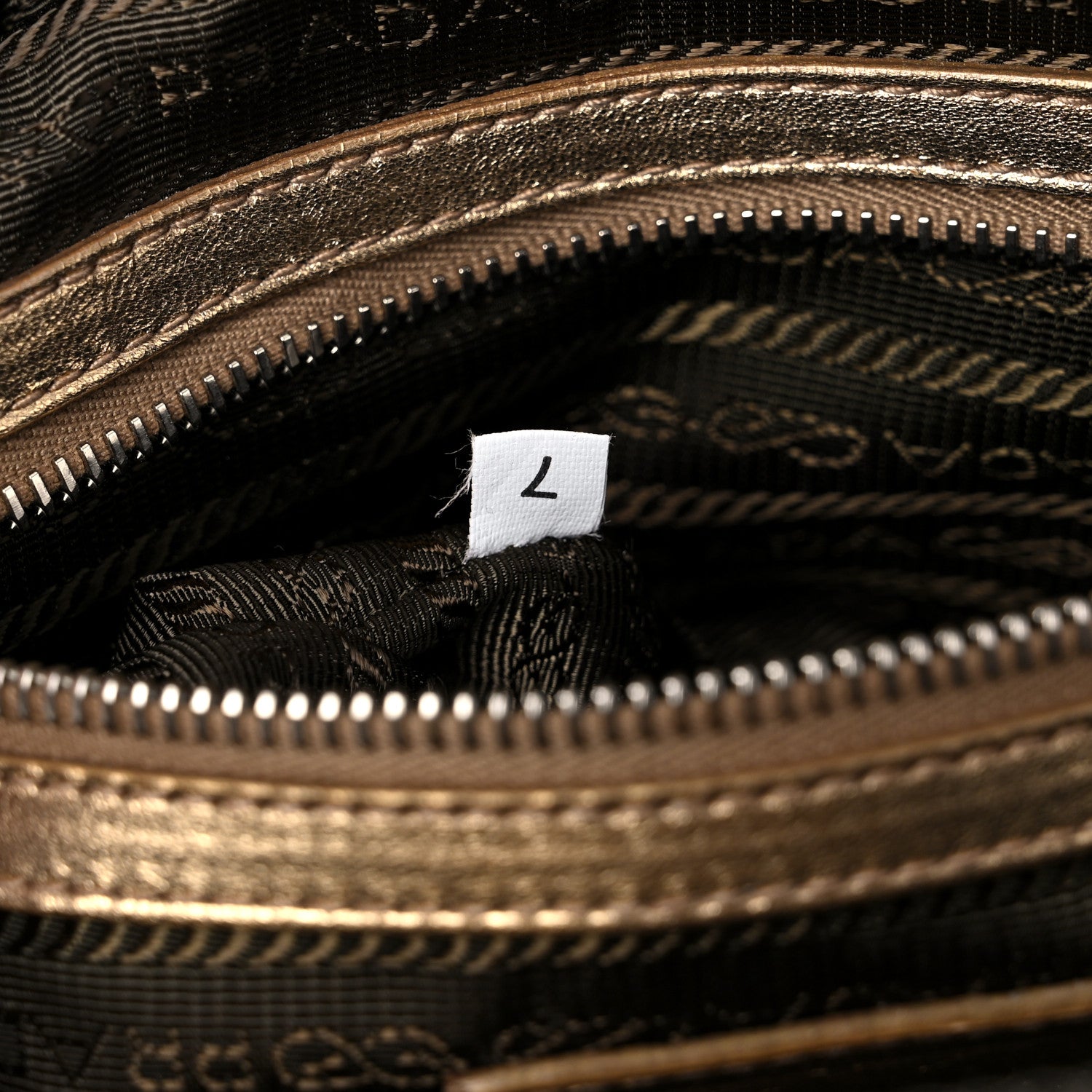 Prada Lace Pizzo S Bowler Gold 7 of 11
