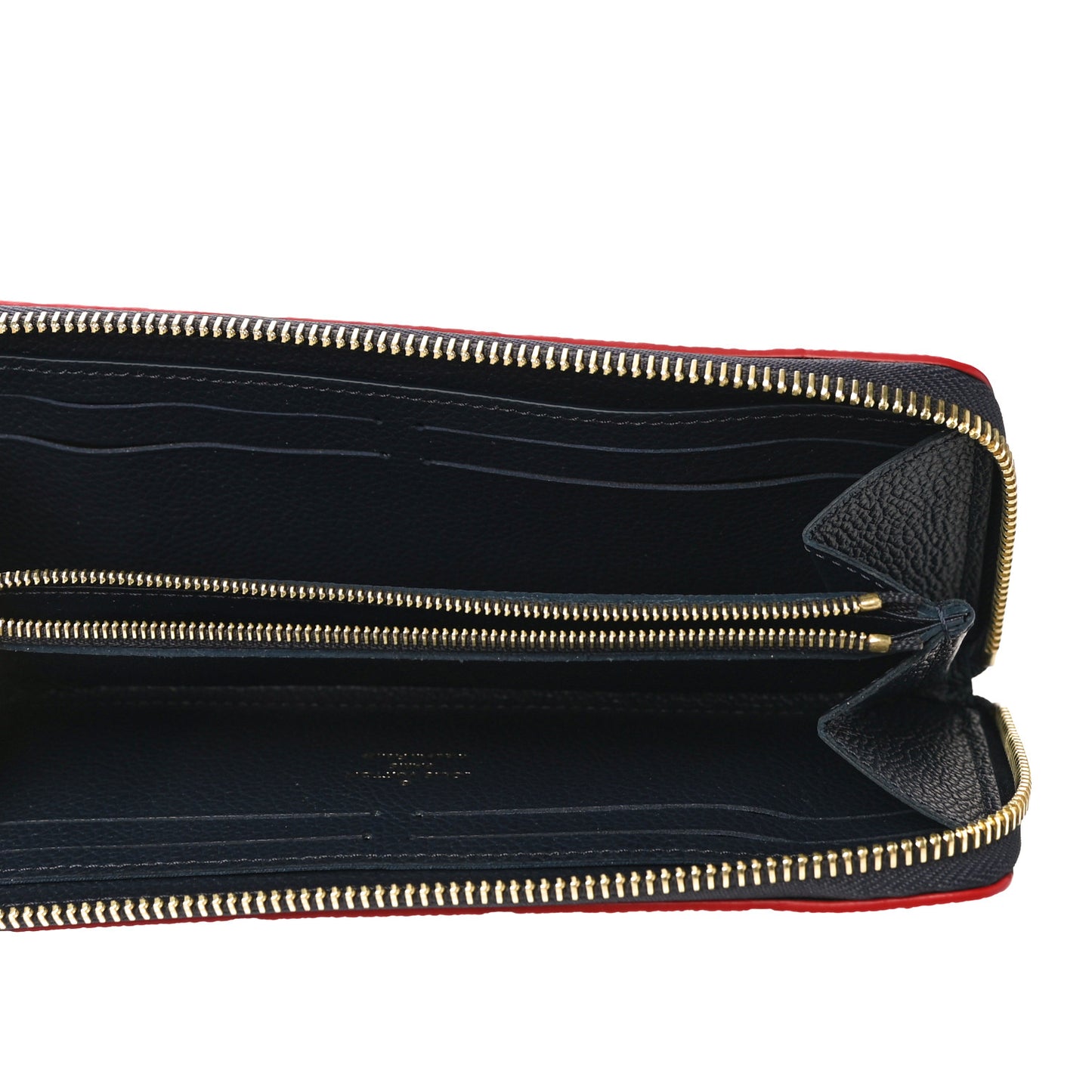 Empreinte Blooming Flowers Clemence Wallet Marine Rouge