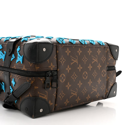 Louis Vuitton Monogram Tuffetage Soft Trunk Backpack PM Turquoise 4 of 11