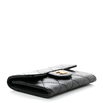 Chanel Caviar Quilted Flap Card Holder Black 4 of 8