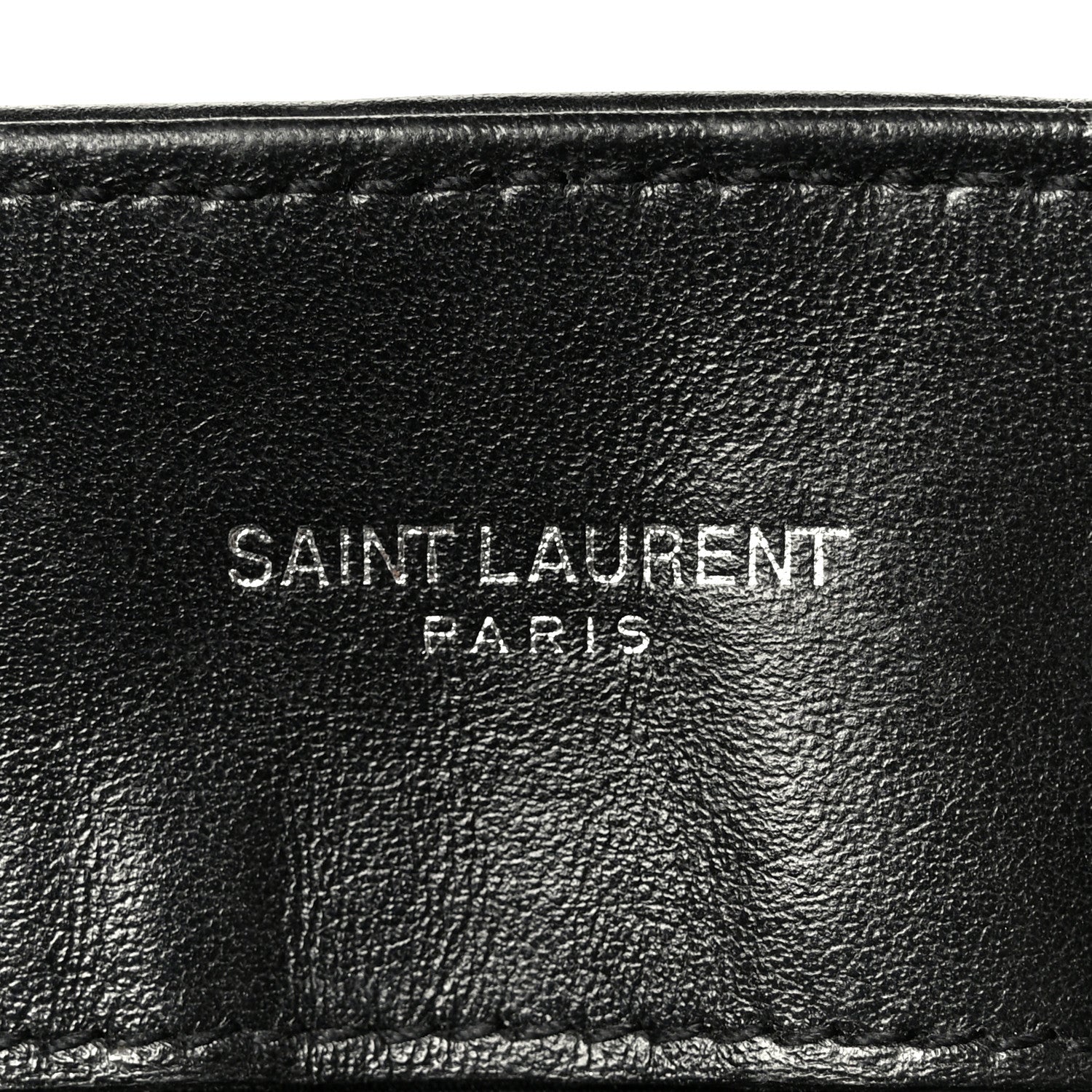 Saint Laurent Calfskin Y Quilted Monogram Medium Loulou Chain Satchel Black 6 of 11