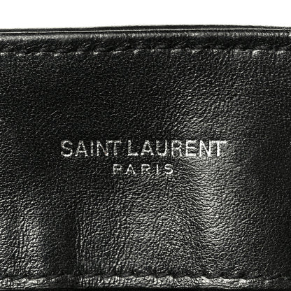 Saint Laurent Calfskin Y Quilted Monogram Medium Loulou Chain Satchel Black 6 of 11