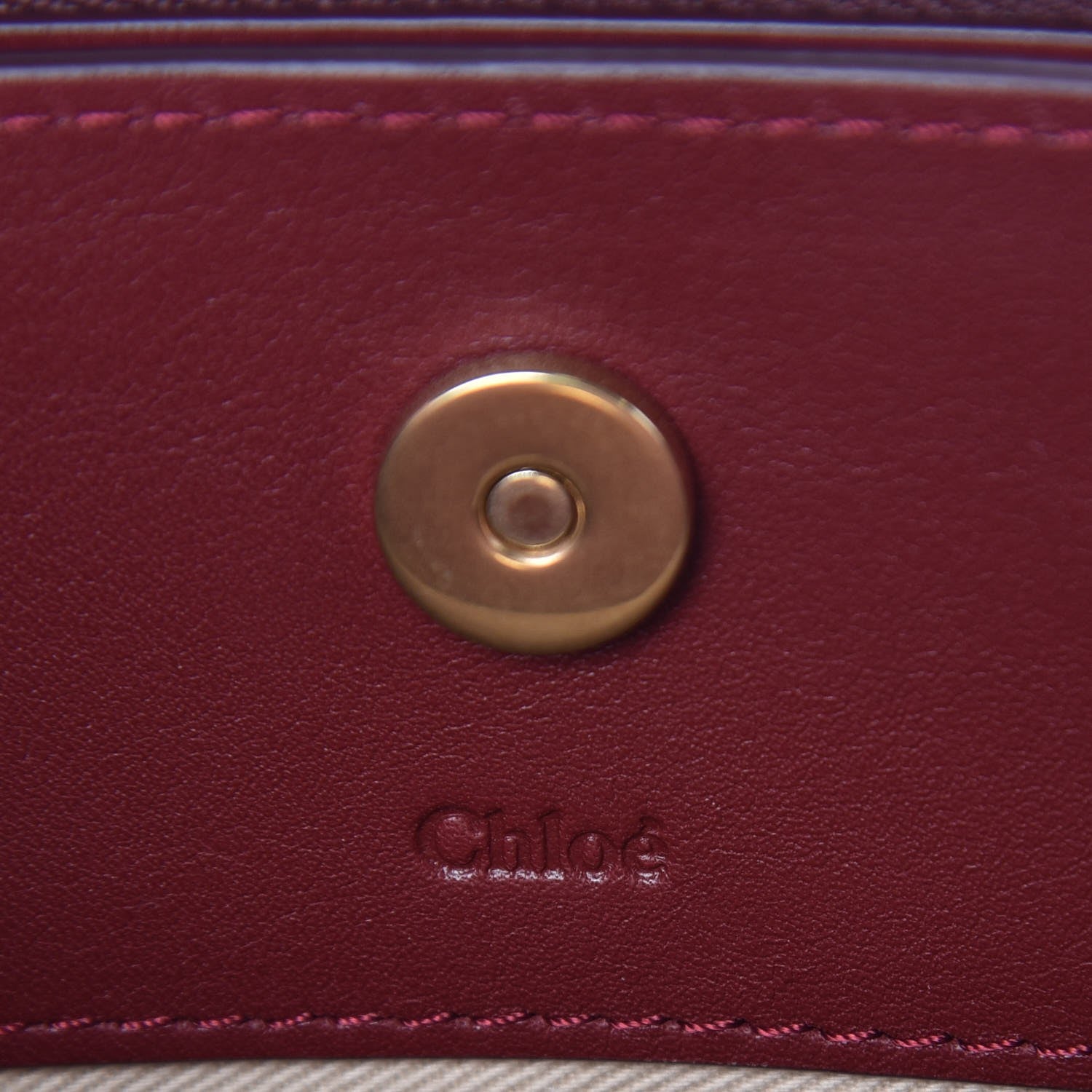 Chloe Calfskin Suede Small Roy Bag Plum Purple 8 of 9