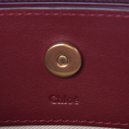 Chloe Calfskin Suede Small Roy Bag Plum Purple 8 of 9