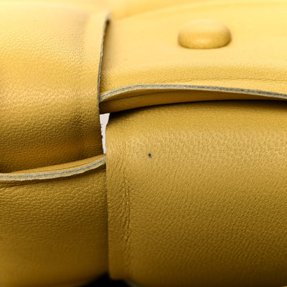 Bottega Veneta Lambskin Maxi Intreccio Padded Chain Cassette Crossbody Bag Corn 11 of 11