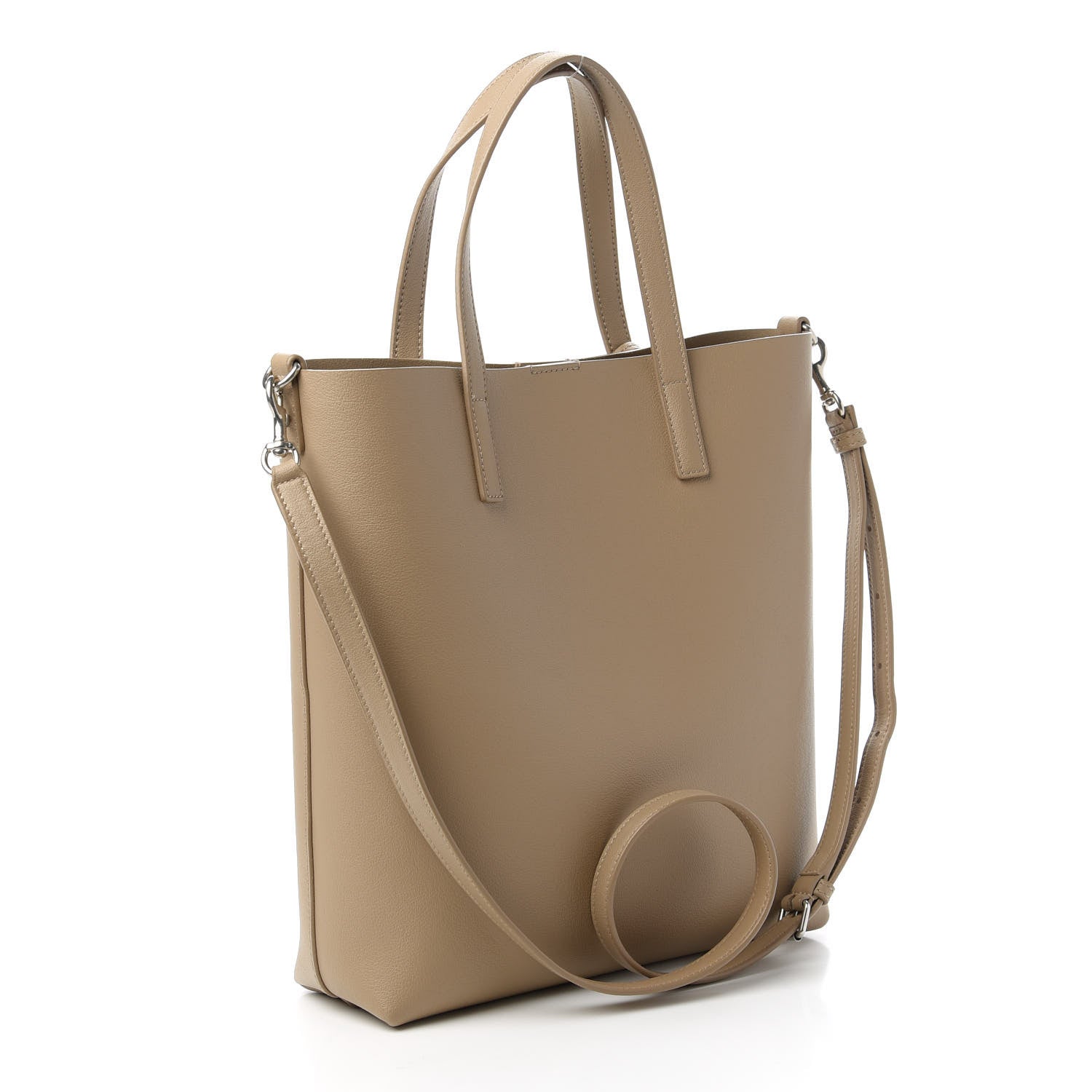 Saint Laurent Calfskin Toy Shopping Tote Golden Sand 3 of 10