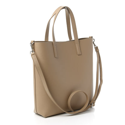 Saint Laurent Calfskin Toy Shopping Tote Golden Sand 3 of 10