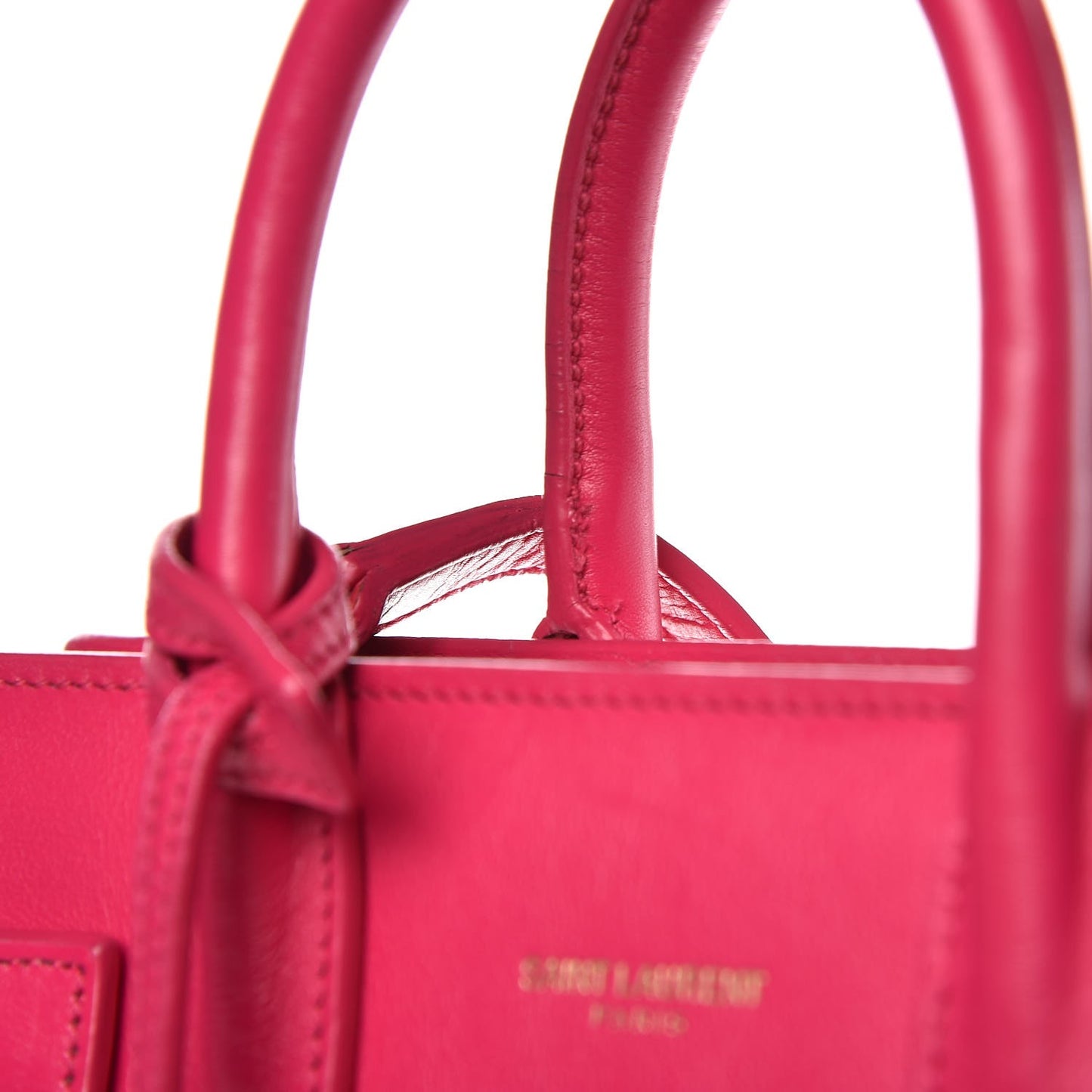Calfskin Nano Sac De Jour Lipstick Fuchsia