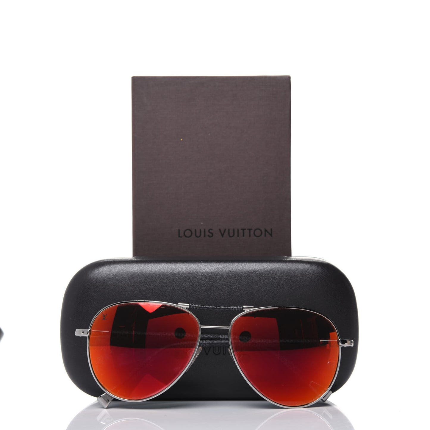 Damier Graphite Conspiration Pilote Aviator Sunglasses Z0791U Silver
