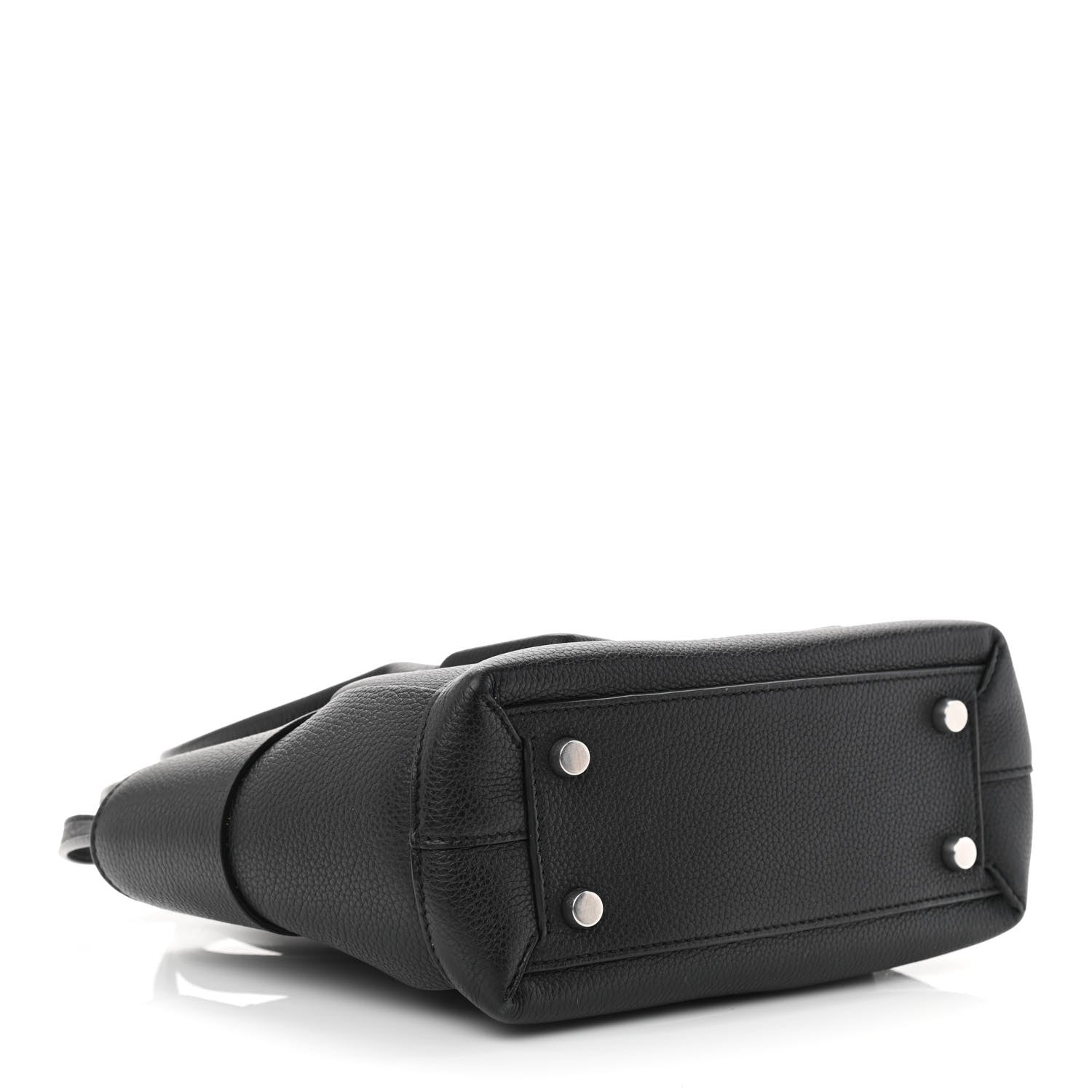 Bottega Veneta Grained Calfskin Mini Maxi Intrecciato Arco 33 Black 4 of 11
