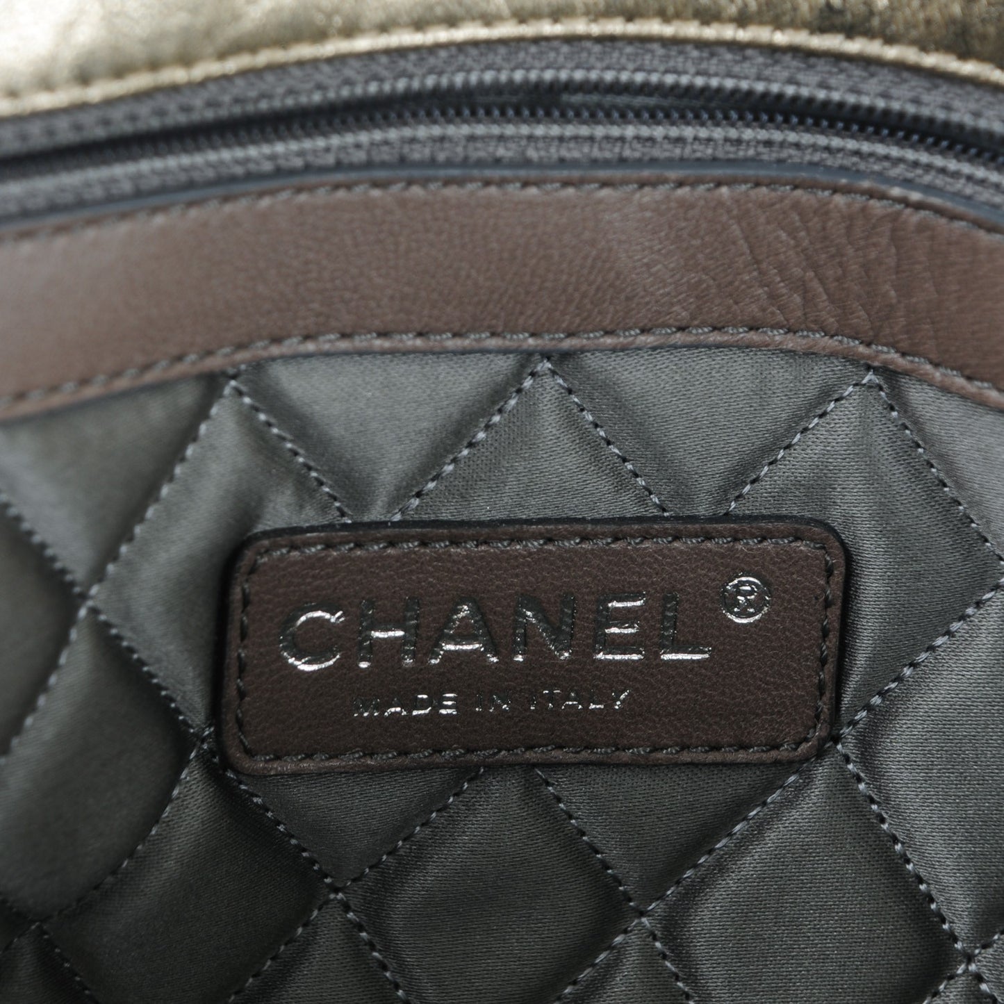 Distressed Lambskin Le Marais Ligne Flap Gold