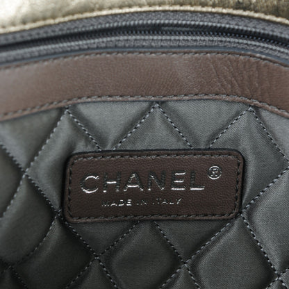Chanel Distressed Lambskin Le Marais Ligne Flap Gold 6 of 8
