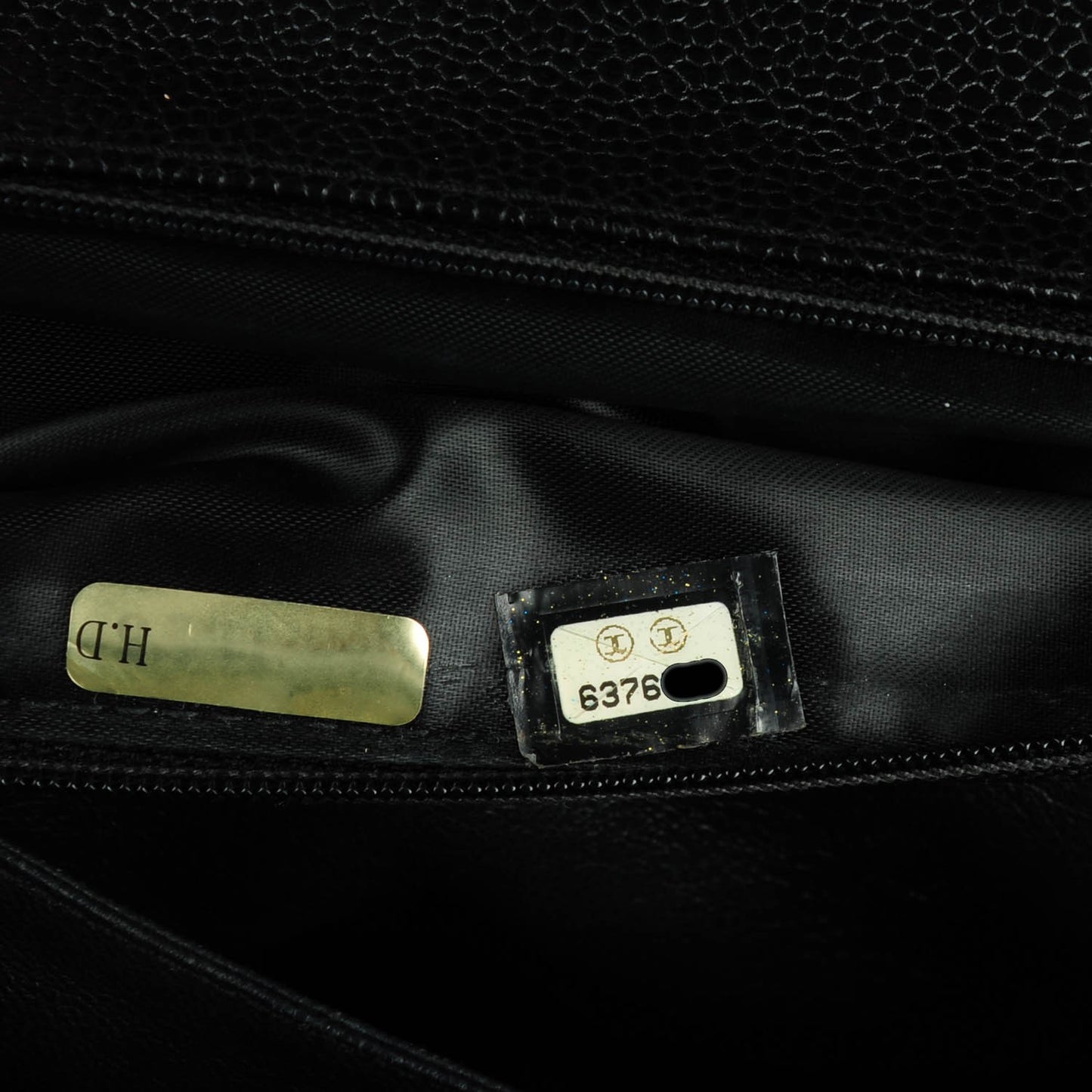 Caviar Quilted Jumbo Kelly Flap Black