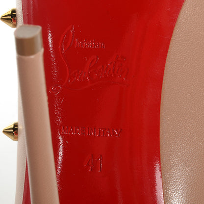 Christian Louboutin Kid Degraspike 120 Pumps 41 Nude 6 of 7