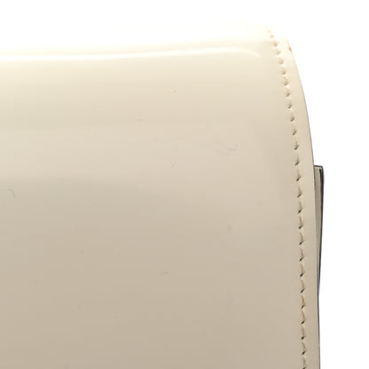 Celine Spazzolato Calfskin Medium Classic Box Flap Bag White 15 of 17