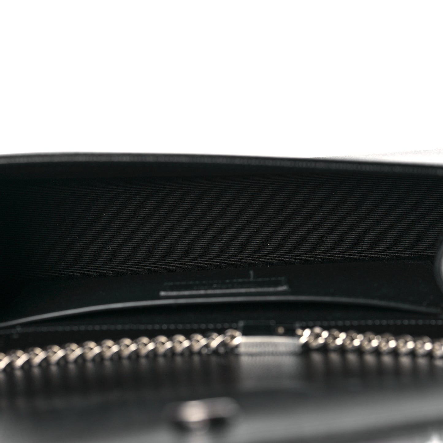 Grain De Poudre Medium Classic Monogram Kate Satchel Black