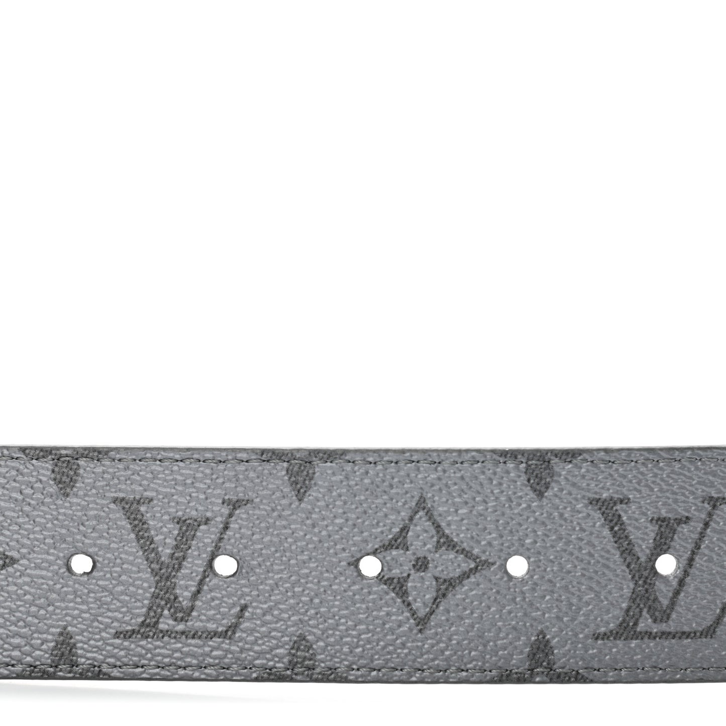 Monogram Reverse Taigarama 40mm LV Initiales Reversible Belt 85 34 Silver