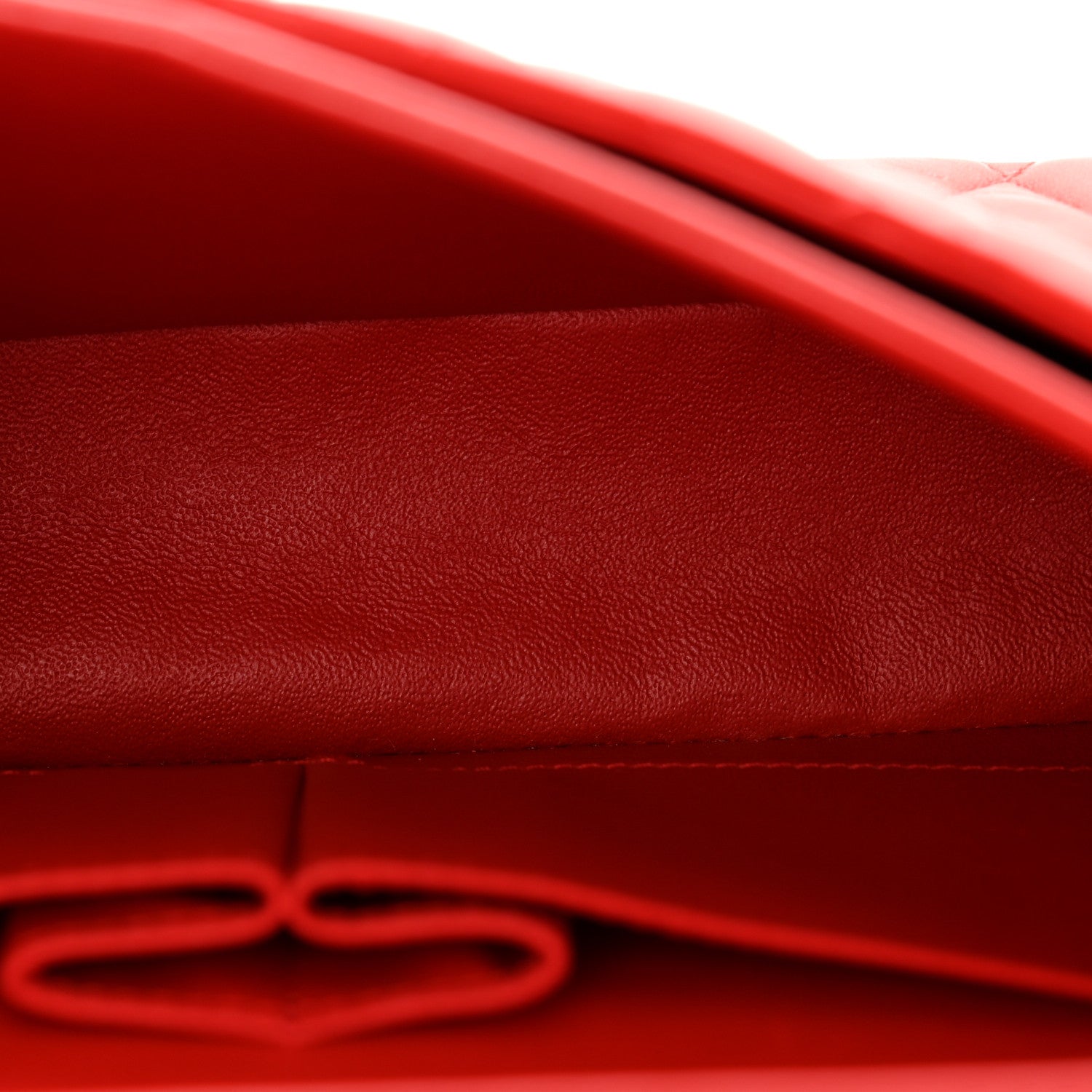 Chanel Lambskin Quilted Medium Double Flap Red 5 of 15