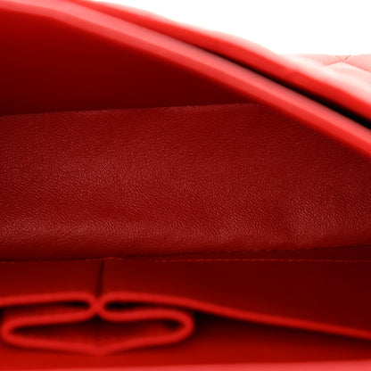 Chanel Lambskin Quilted Medium Double Flap Red 5 of 15