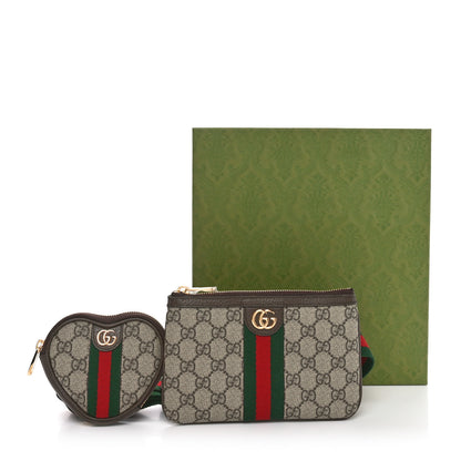 Gucci GG Supreme Monogram Web Ophidia Utility Belt Bag 120 48 Beige Ebony New Acero 12 of 12