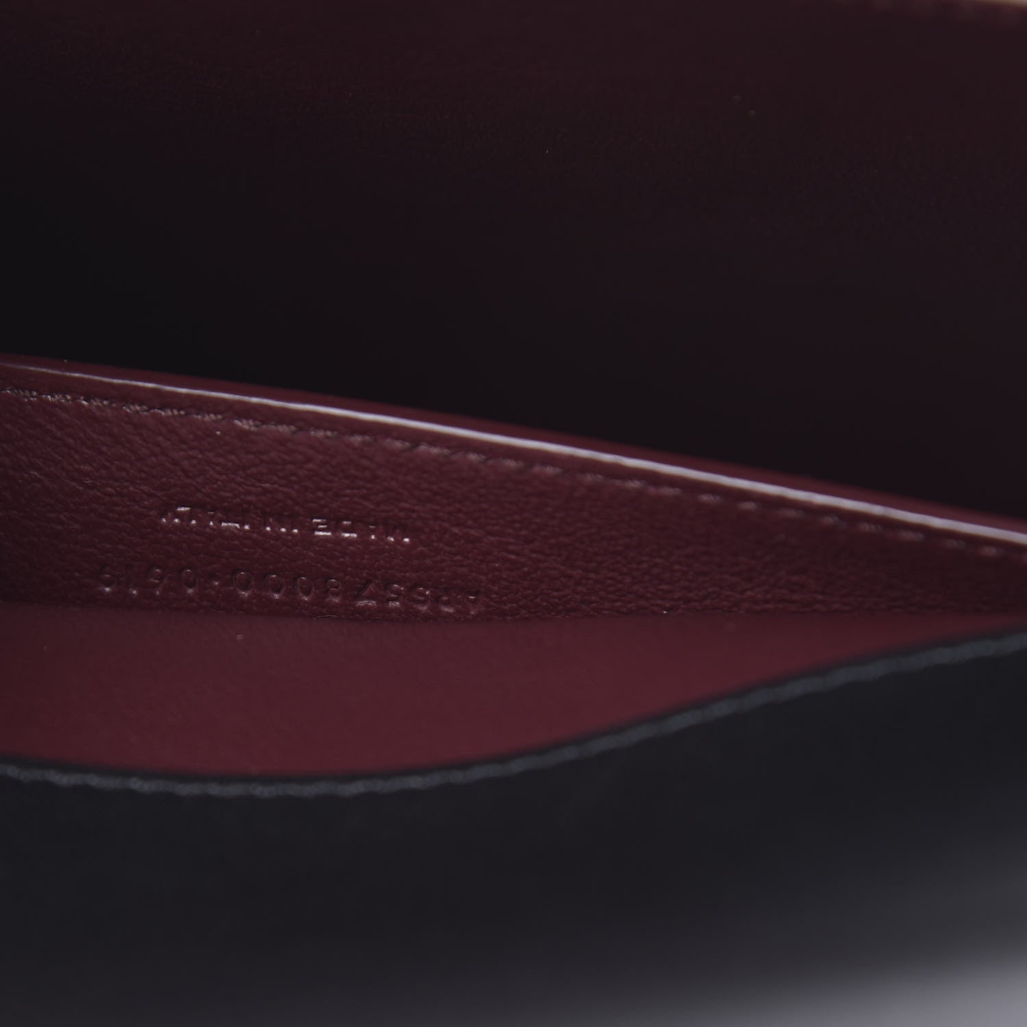 Saint Laurent Calfskin Lizard Embossed Medium Classic Monogram Cassandra Top Handle Black Rouge Legion 13 of 22