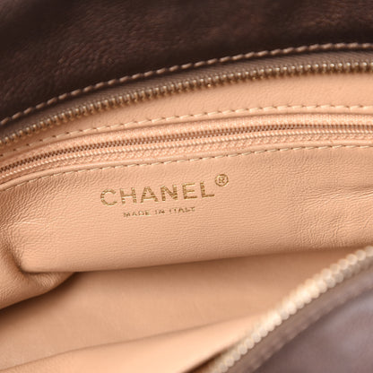 Chanel Metallic Goatskin Medium Luxe Ligne Bowler Bronze 8 of 10