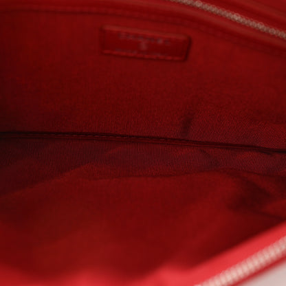 Chanel Caviar Quilted Medium Cosmetic Case Red 5 of 10