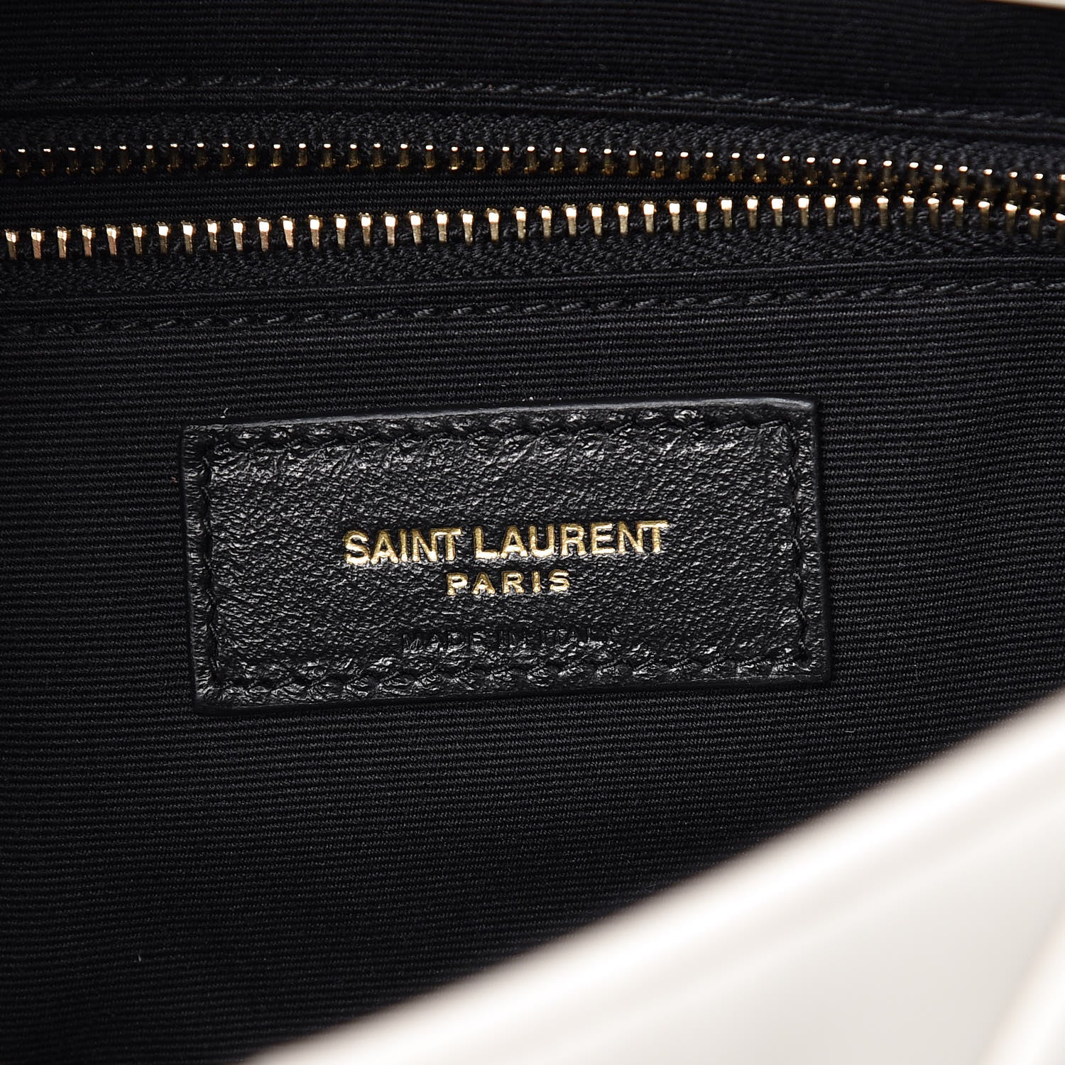 Saint Laurent Lambskin Patchwork Monogram Medium Jamie Crema 6 of 11