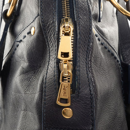 Saint Laurent Leather Large Muse Navy Blue 10 of 10