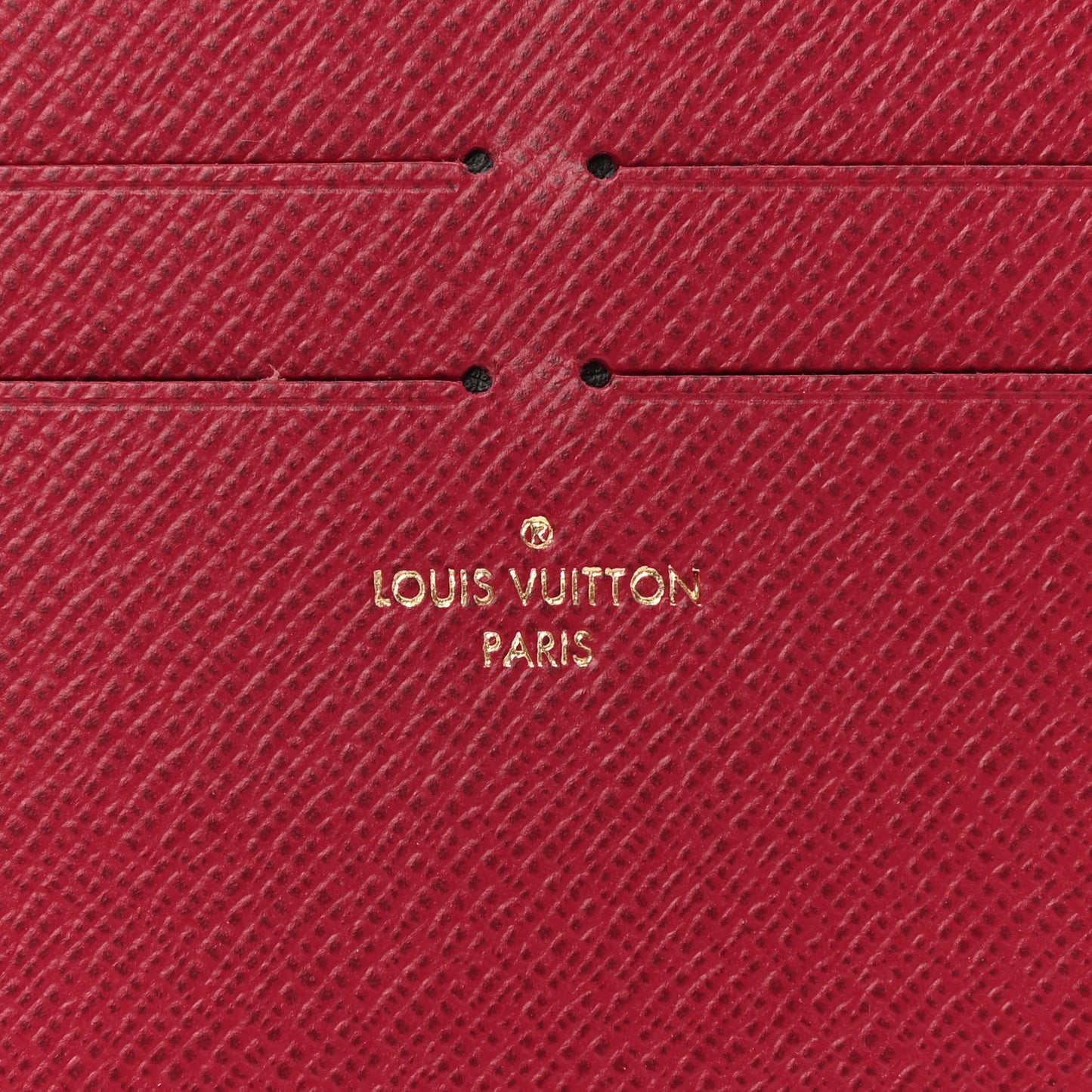 Calfskin Felicie Card Holder Insert Fuchsia