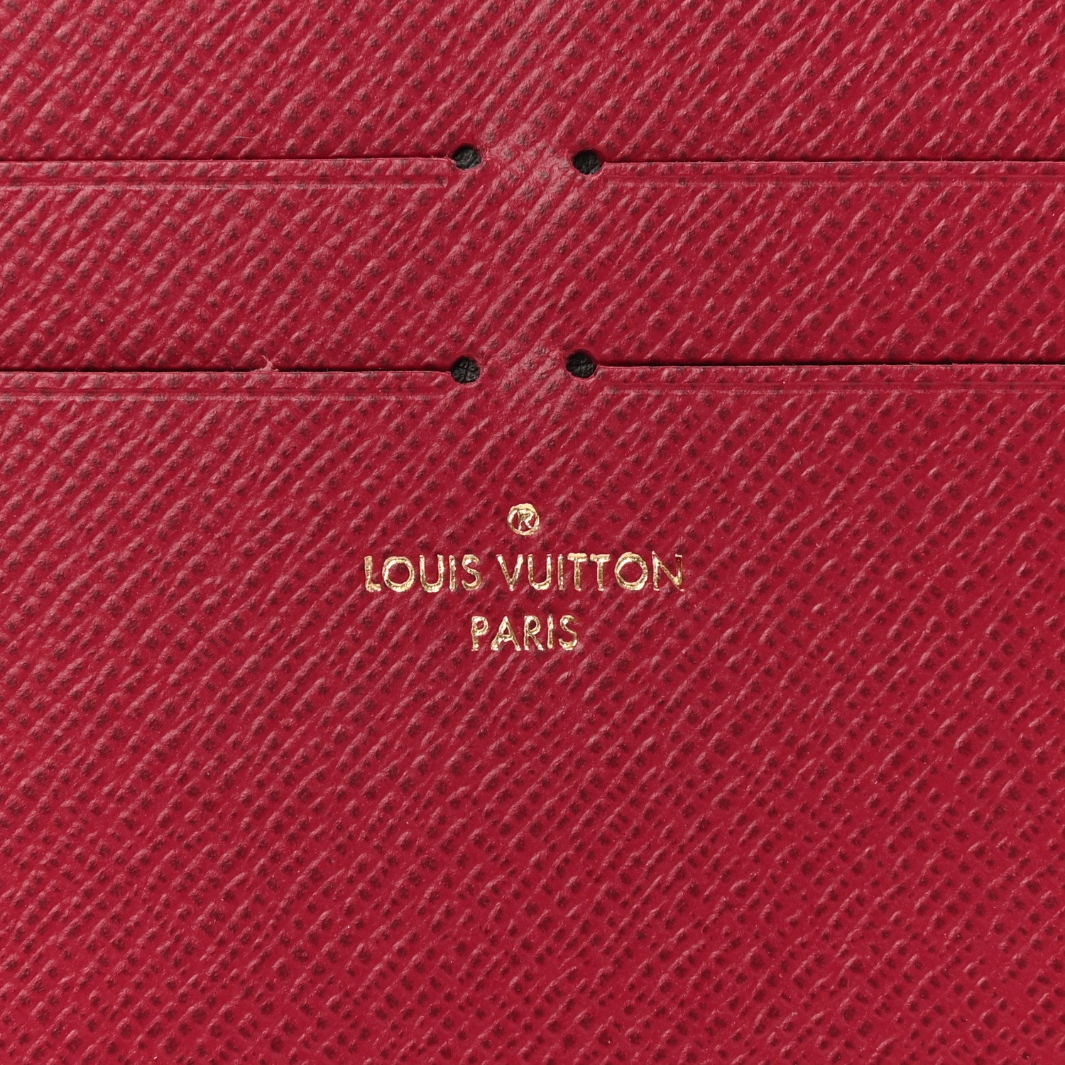 Louis Vuitton Calfskin Felicie Card Holder Insert Fuchsia 6 of 7