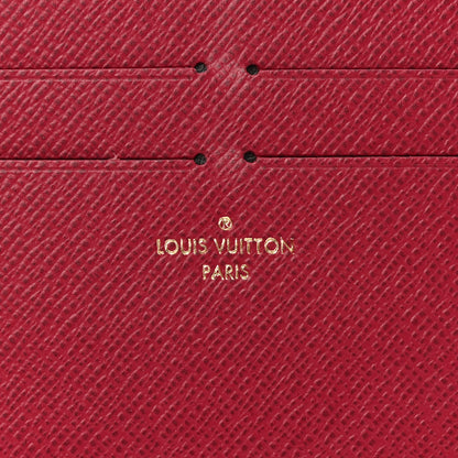 Louis Vuitton Calfskin Felicie Card Holder Insert Fuchsia 6 of 7