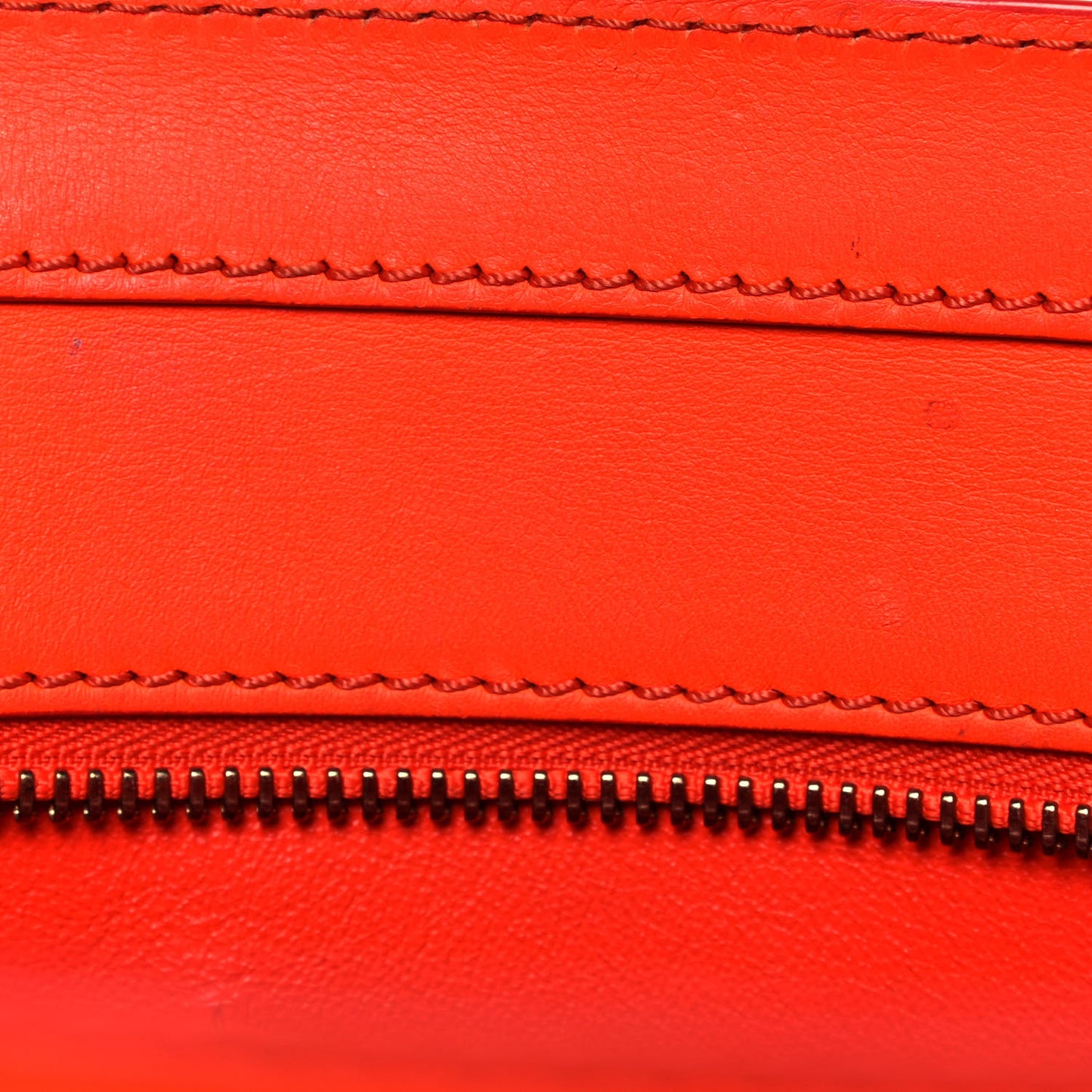 Smooth Calfskin Mini Luggage Orange