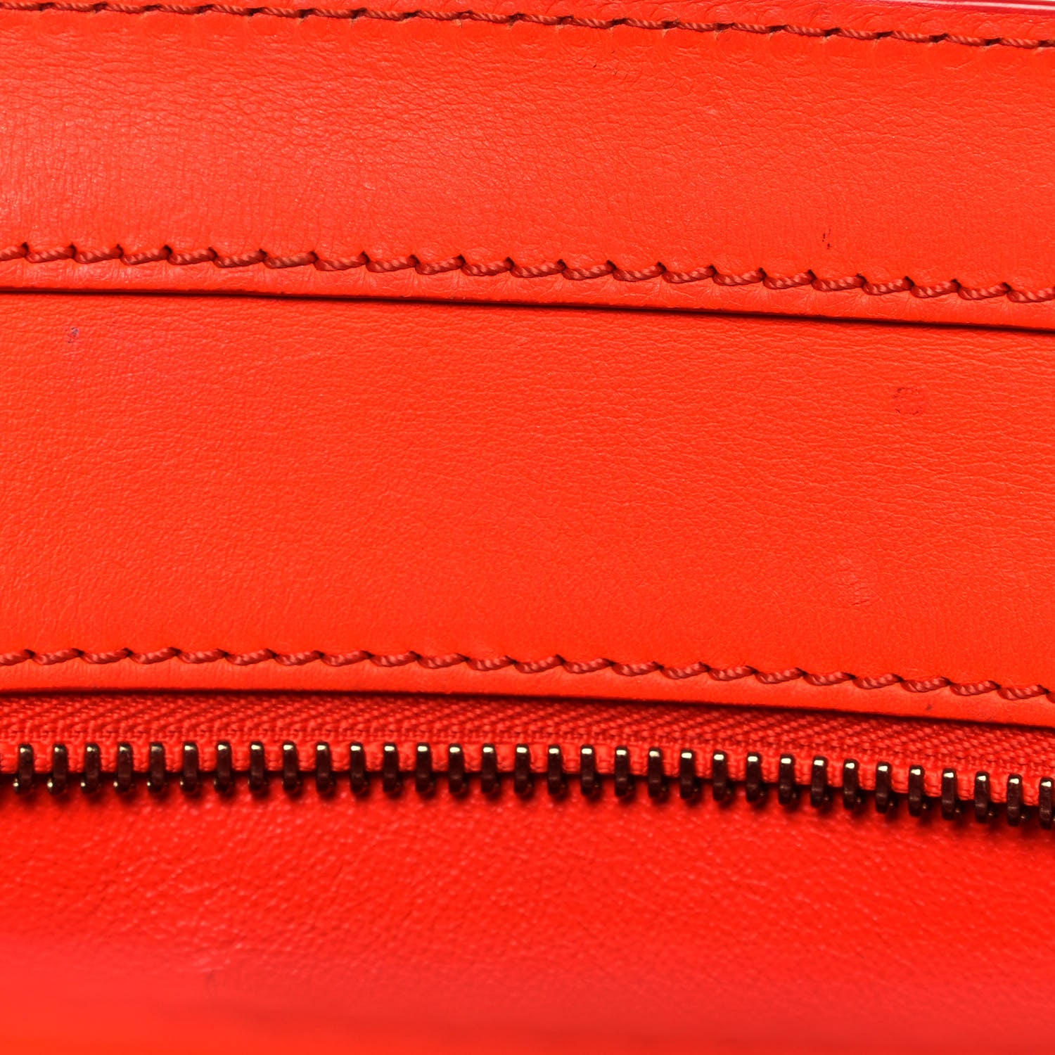 Celine Smooth Calfskin Mini Luggage Orange 15 of 26