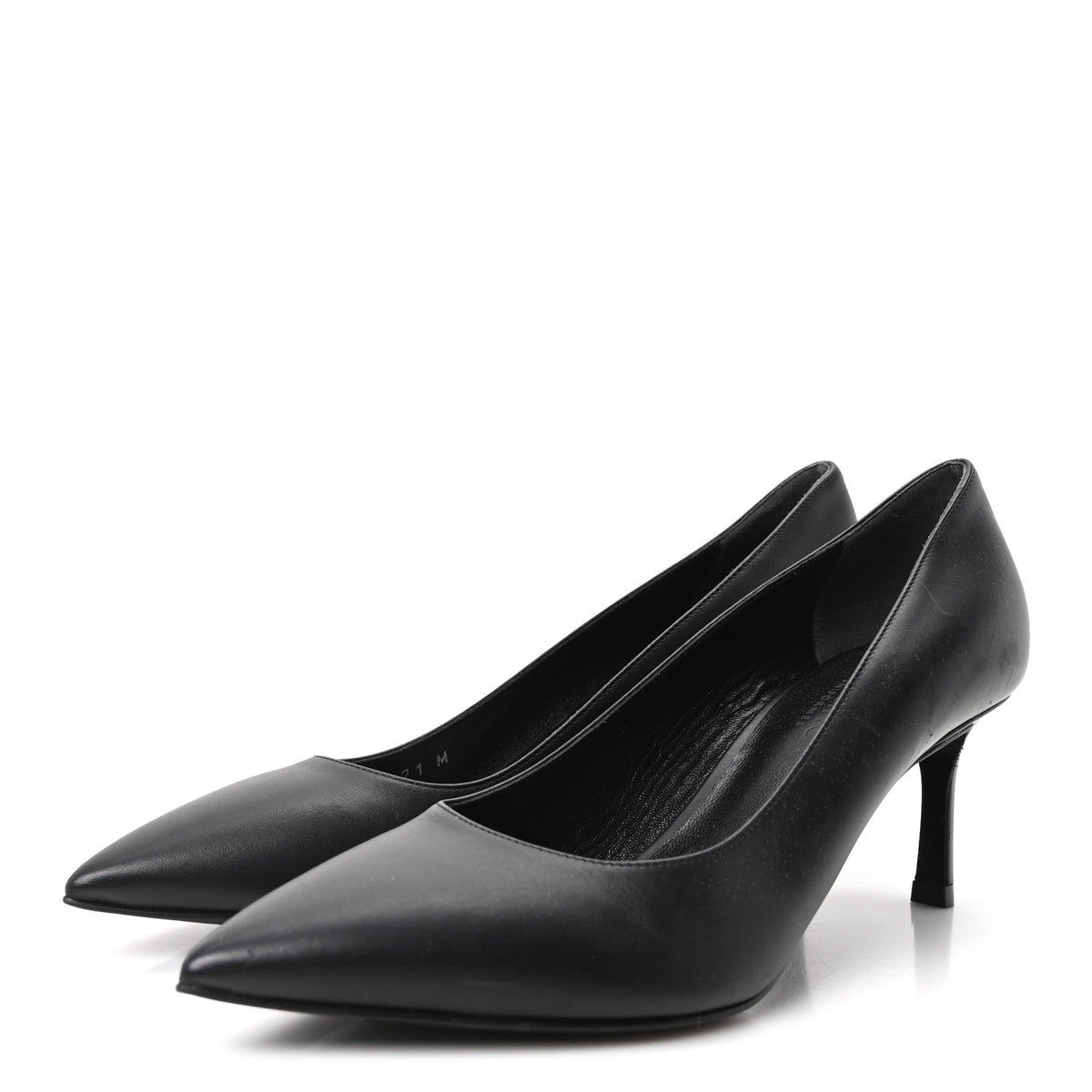 Calfskin Cherie Pumps 37.5 Black