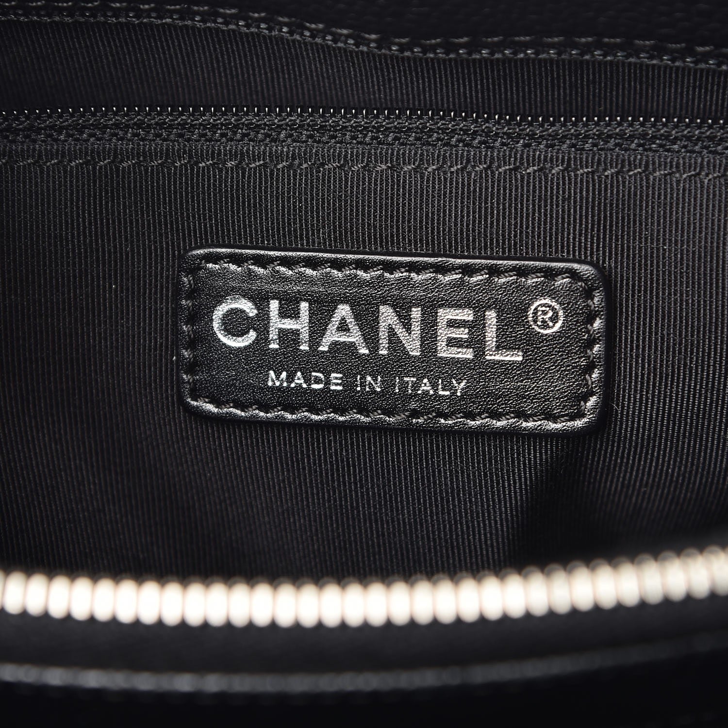 Chanel Caviar Quilted Grand Shopping Tote GST Black 7 of 8