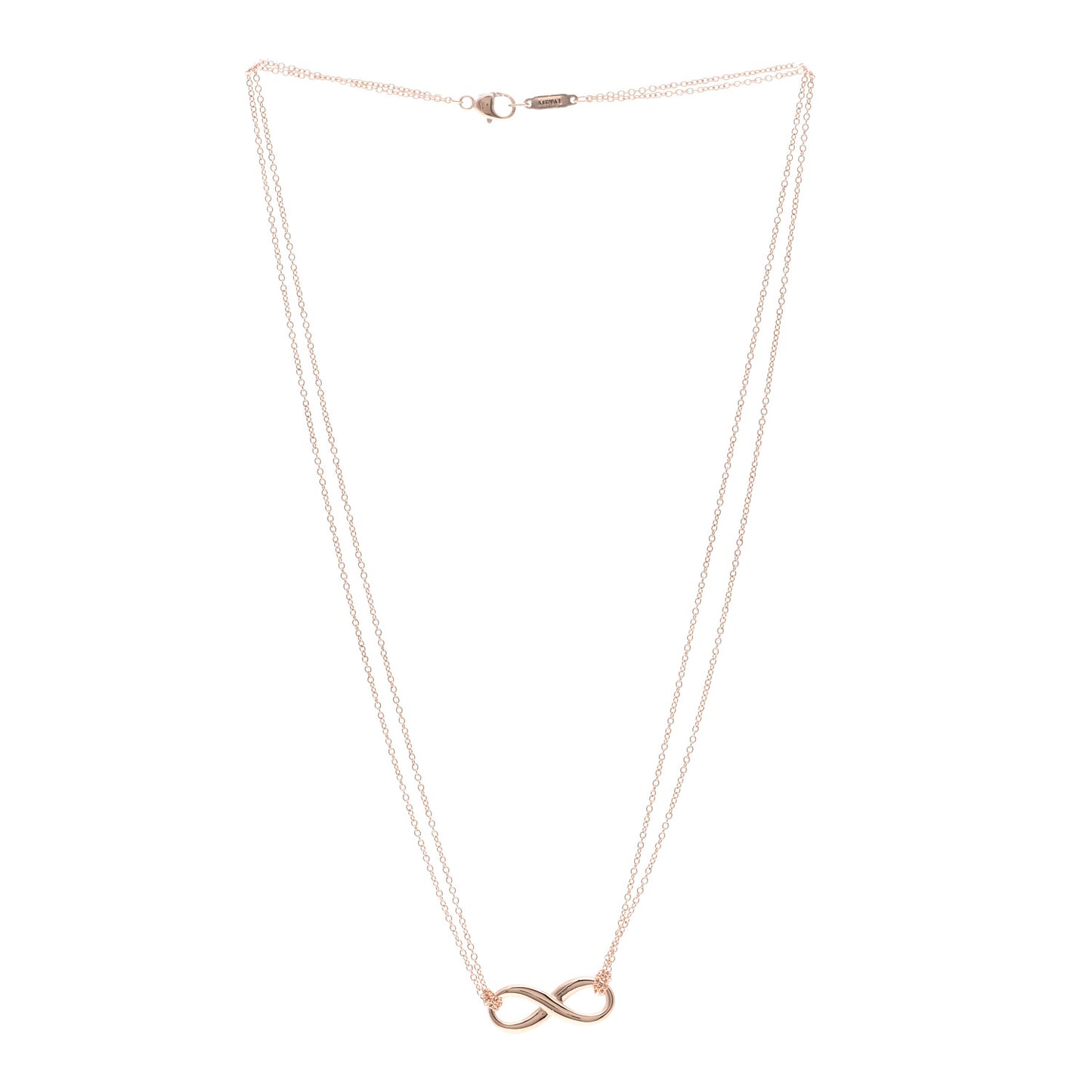 Rubedo Infinity Double Chain Necklace