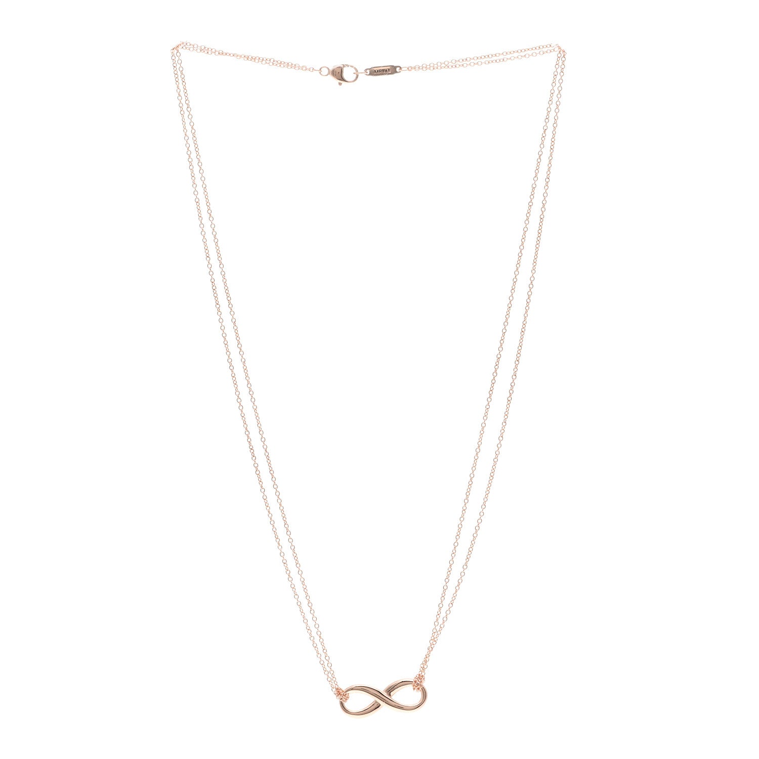 Tiffany Rubedo Infinity Double Chain Necklace 3 of 4