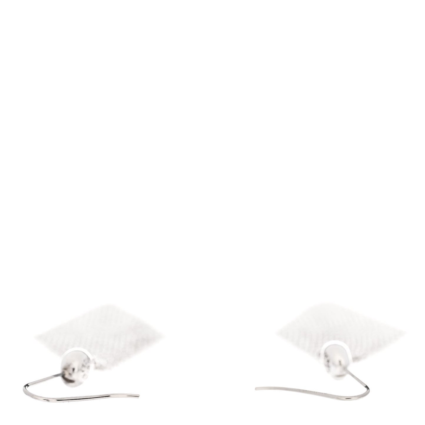 Sterling Silver Elsa Peretti Mesh Earrings