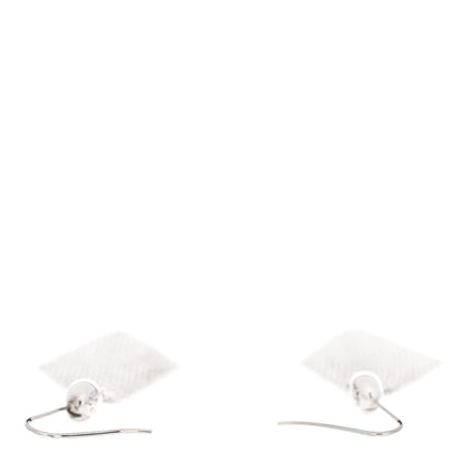 Tiffany Sterling Silver Elsa Peretti Mesh Earrings 3 of 5