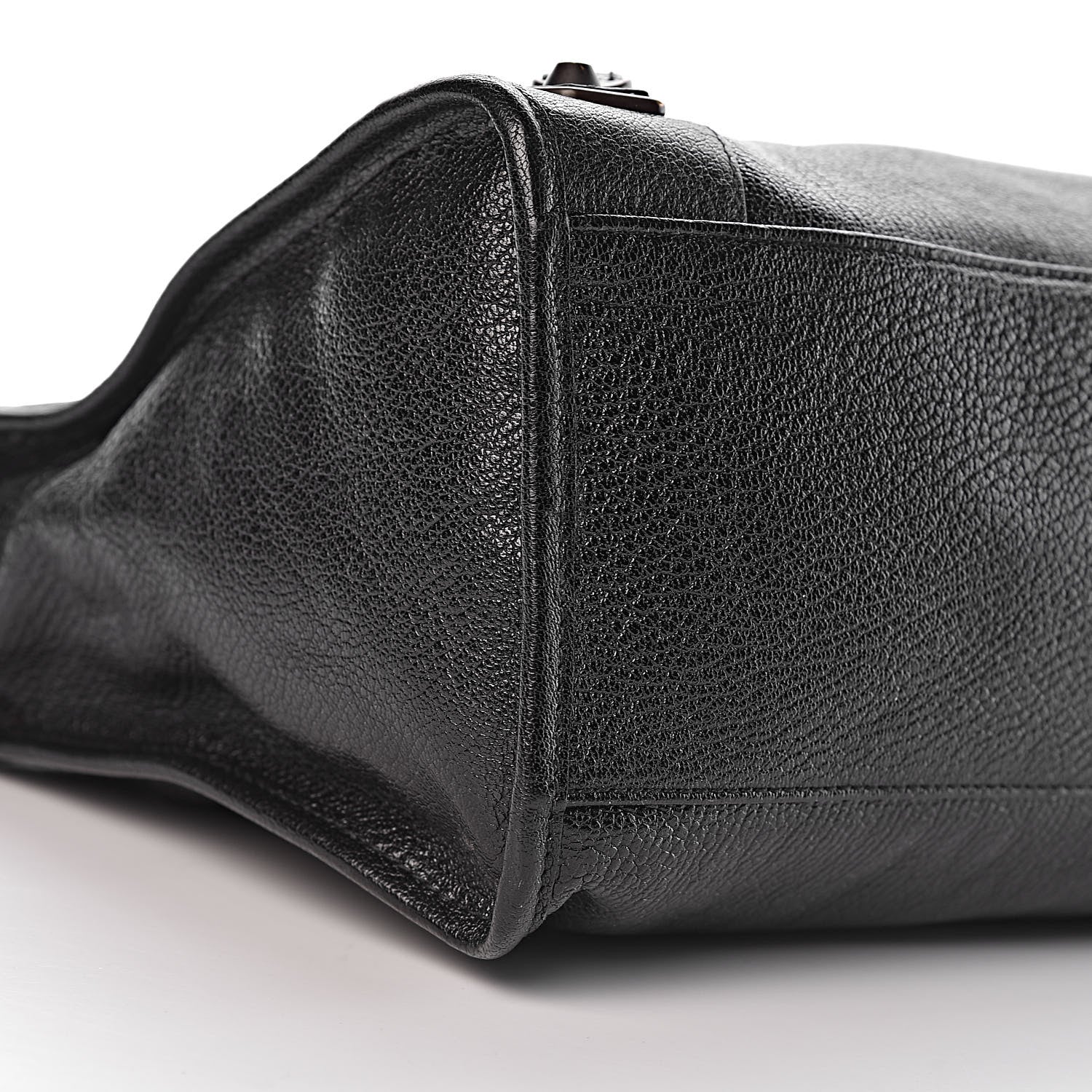 Balenciaga Chevre Classic Hardware Metallic Edge City Black 9 of 13