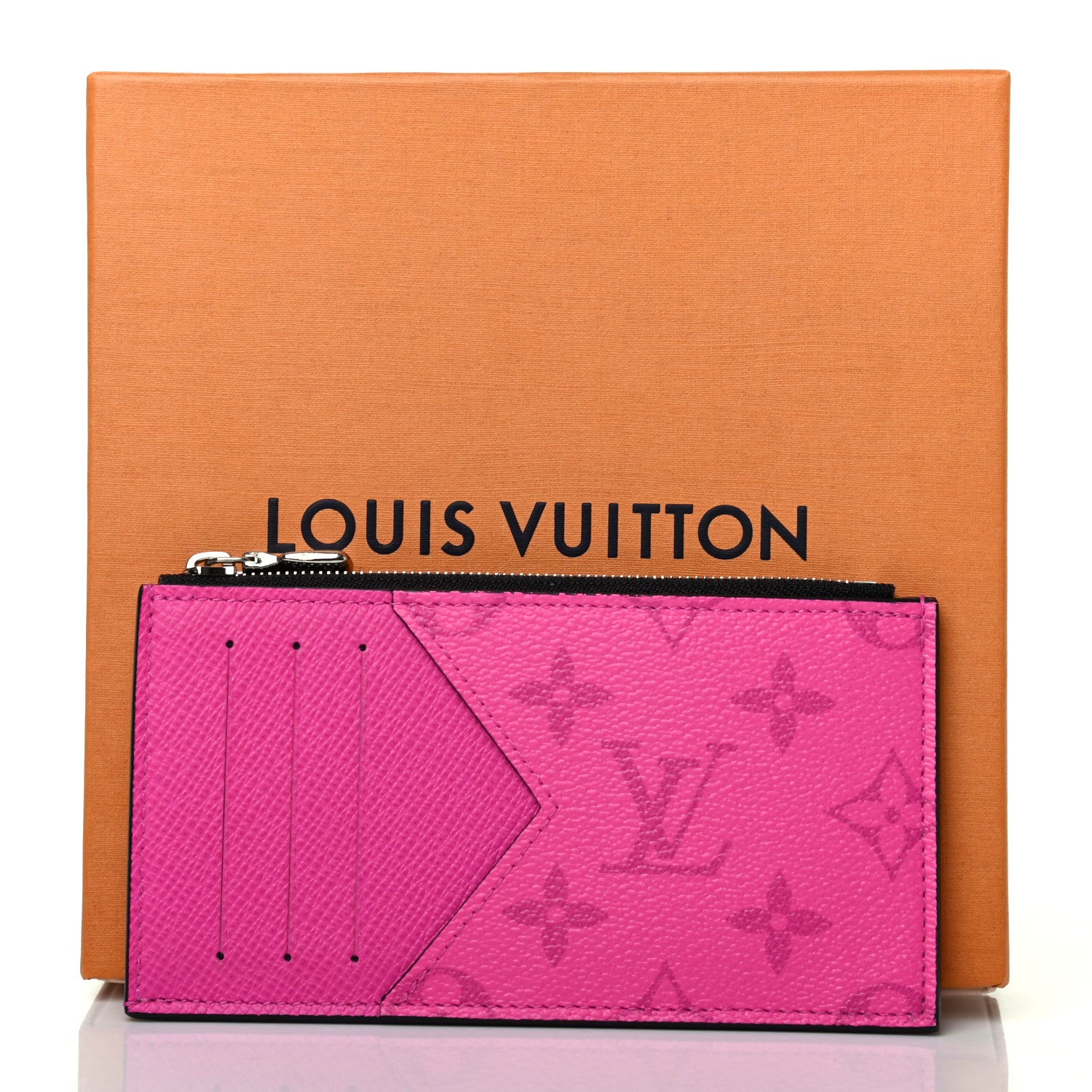 Louis Vuitton Taigarama Coin Card Holder Fuchsia 8 of 8