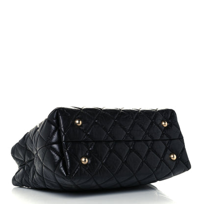 Chanel Aged Calfskin Reissue 2.55 Tote Black 3 of 9