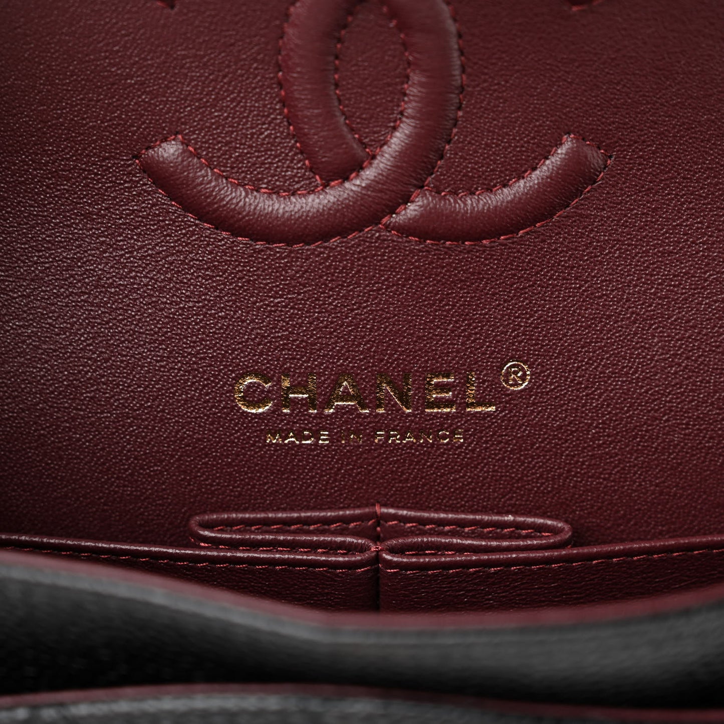 Caviar Quilted Small Double Flap Black