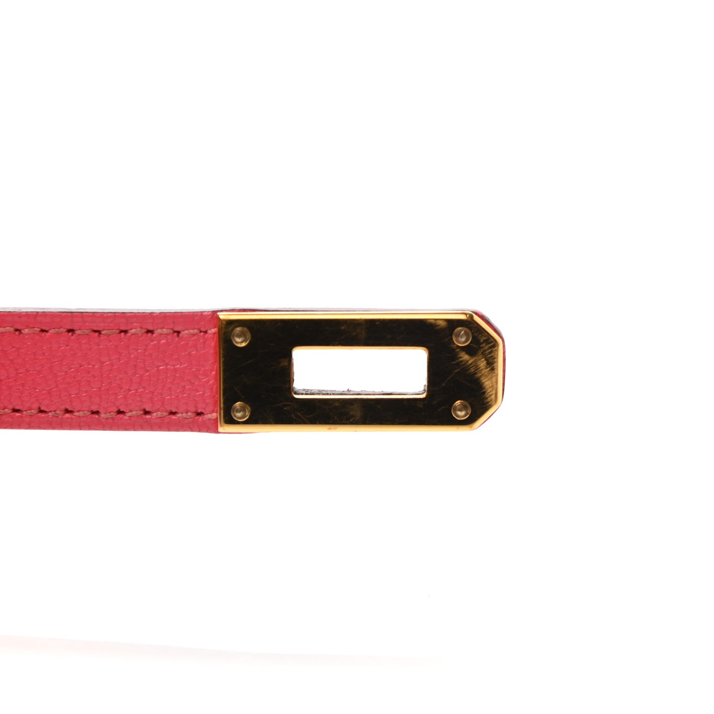 Chevre Mysore Kelly Longue Wallet Rose Lipstick